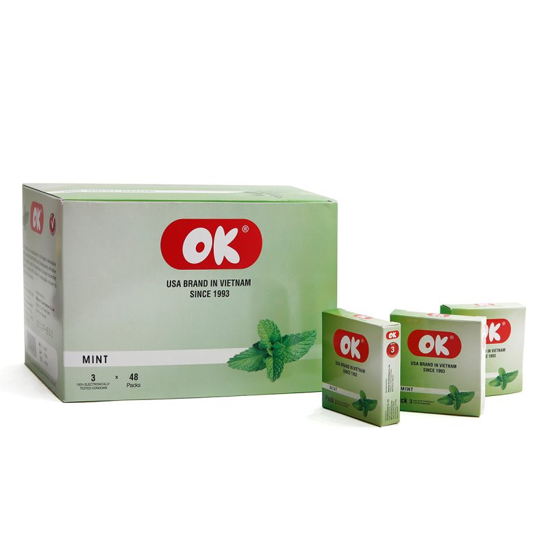 OK Mint Flavored Condoms