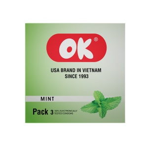 Bao cao su OK Hương Bạc Hà