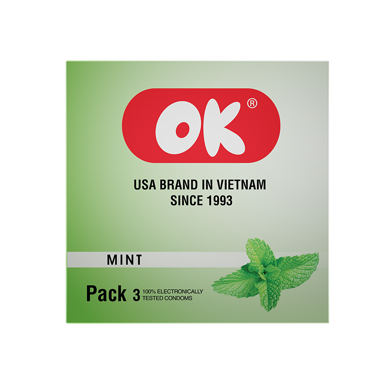 Bao cao su OK Hương Bạc Hà