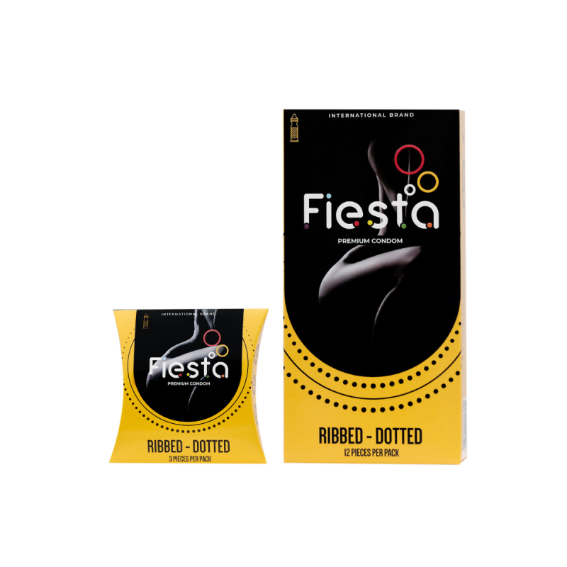 ຖົງຢາງອະນາໄມ Fiesta Ribbed Dotted